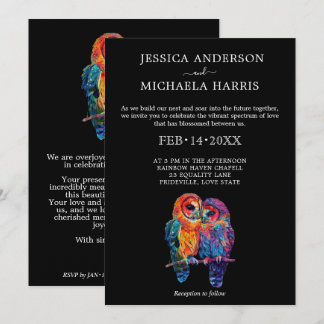 🌈 LGBTQ Eternal Unity wedding Invitation