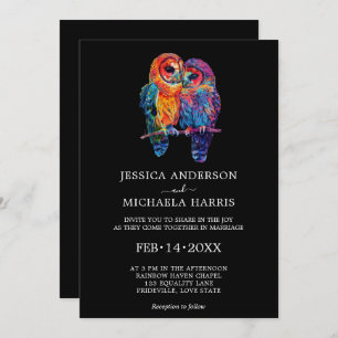 🌈 LGBTQ Eternal Unity wedding Invitation