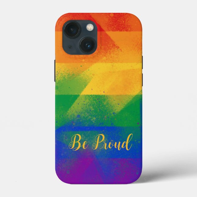 LGBTQ+ Flag Colours Case-Mate iPhone Case (Back)