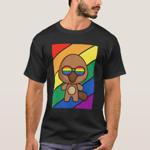 Lgbtq Flag Gay Pride Month Rainbow Platypus Lgbt G T-Shirt