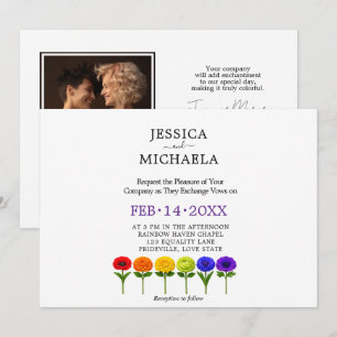 🌈  LGBTQ Flourish Together– Personalised  Invitation