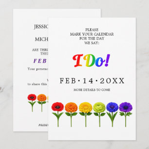 LGBTQ Flourish Together – Save the Date Card