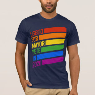 LGBTQ For Mayor Pete 2020 T-Shirt