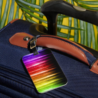 LGBTQ Gay Pride Rainbow Luggage Tag