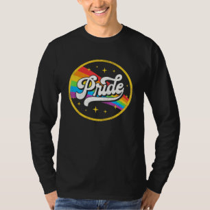 Lgbtq Gay Pride Vintage Ally Rainbow Lesbian Bisex T-Shirt