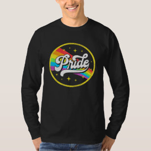 Lgbtq Gay Pride Vintage Ally Rainbow Lesbian Bisex T-Shirt