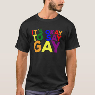 Lgbtq Gay Rights Florida Hey It´s Okay To Say Gay T-Shirt