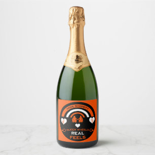 LGBTQ  Gay Wheelchair Disability Pride Sparkling Wine Label