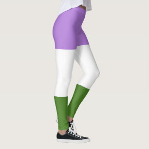 LGBTQ Genderqueer Pride Flag Leggings