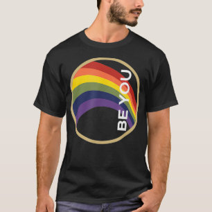 LGBTQ Gifts Vintage Rainbow Be You For Pride Para T-Shirt