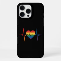 LGBTQ Heartbeats Heart Pride Gay Lesbian Trans Bi