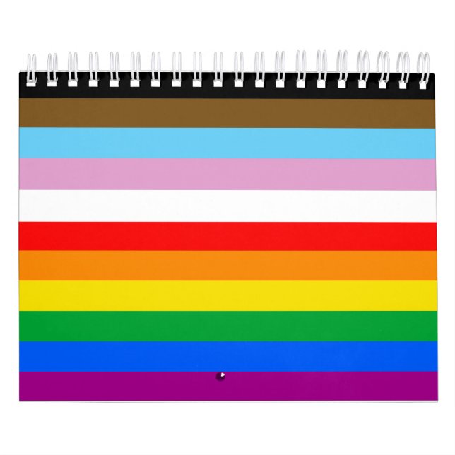 LGBTQ+ INCLUSIVE PRIDE FLAG CALENDAR (Cover)