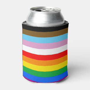 LGBTQ+ INCLUSIVE PRIDE FLAG CAN COOLER