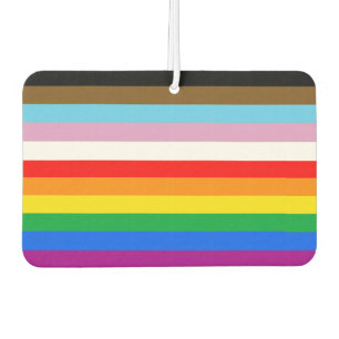 LGBTQ+ INCLUSIVE PRIDE FLAG CAR AIR FRESHENER