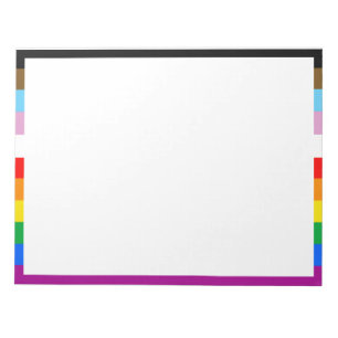 LGBTQ+ INCLUSIVE PRIDE FLAG NOTEPAD
