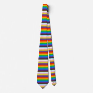 LGBTQ Inclusive Progress Pride Flag Gradient Tie