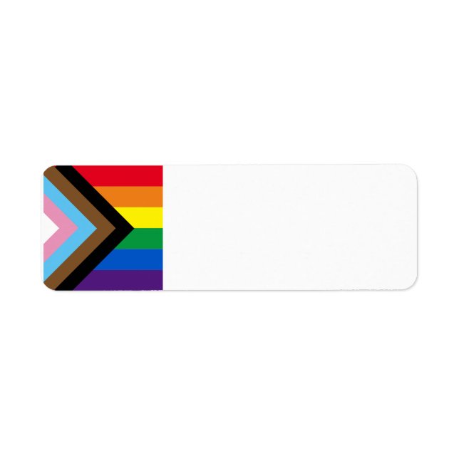 Lgbtq inclusive rainbow gay pride flag blank (Front)