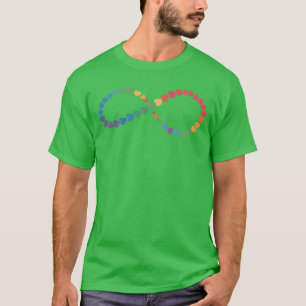 LGBTQ Infinity Heart Rainbow Neurodiversity Autist T-Shirt