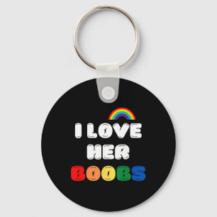 Lgbtq+ Lesbian Matching Couples Compliment I Love Key Ring