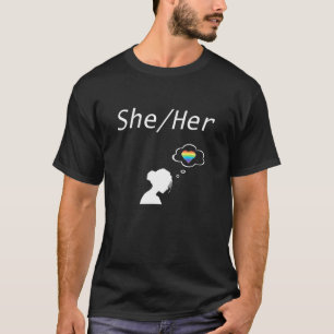 Lgbtq Lesbian Woman Girl Female Transgender Pride T-Shirt