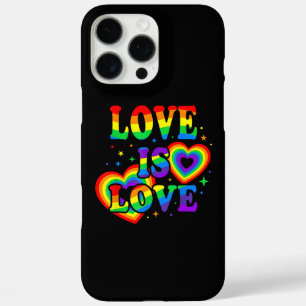 LGBTQ Love is Love Gay Pride LGBT Rainbow Flag iPhone 16 Pro Max Case