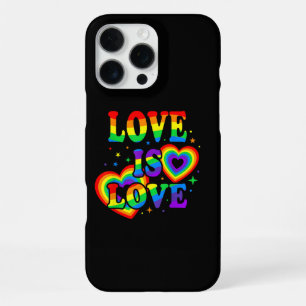 LGBTQ Love is Love Gay Pride LGBT Rainbow Flag iPhone 16 Pro Max Case