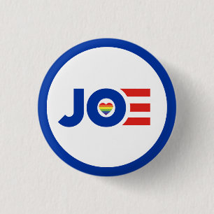 LGBTQ Love Joe Biden! 3 Cm Round Badge