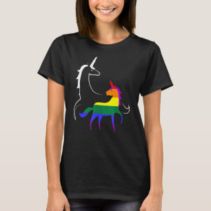 Lgbtq Mama Unicorn Gay Pride Rainbow Mum T-Shirt