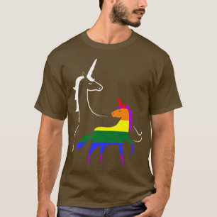 LGBTQ Mama Unicorn Gay Pride Rainbow Mum T-Shirt
