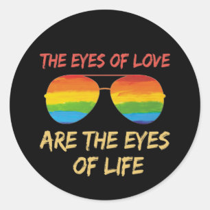 Lgbtq Movement Flag Classic Round Sticker