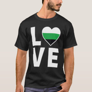 Lgbtq Neutrois Flag Heart Lgbtqia+ Love Neutrois T-Shirt