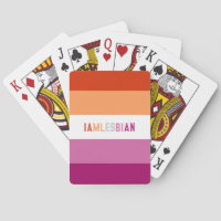 LGBTQ Personalised custom Lesbian flag font