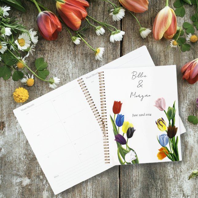 LGBTQ plus Tulips Flowers Planner (Creator Uploaded)