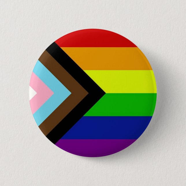 LGBTQ+ Pride 6 Cm Round Badge (Front)
