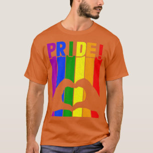 LGBTQ Pride And Love Gay Lesbian Heart Funny Pride T-Shirt