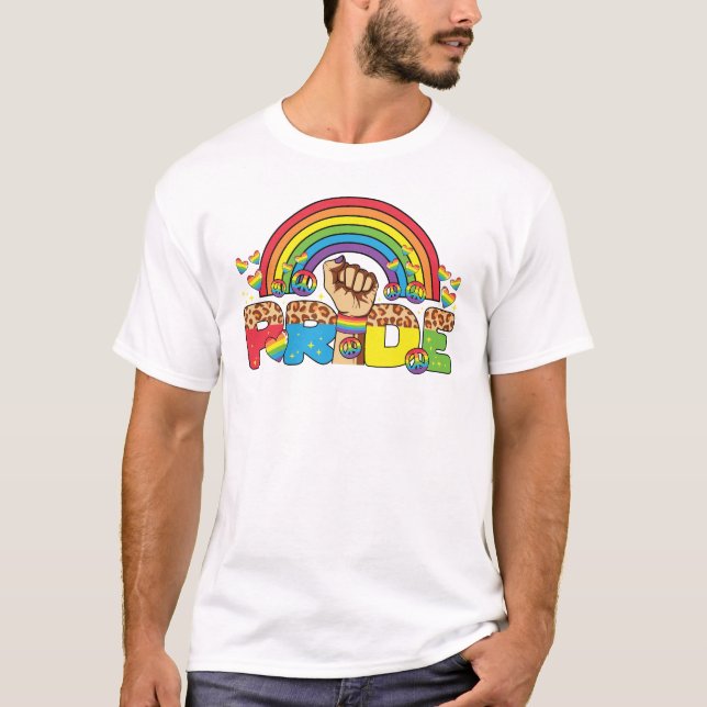 LGBTQ - Pride and Rainbow T-Shirt (Front)