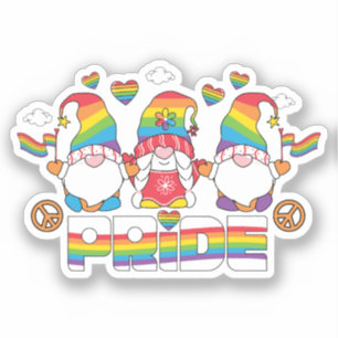 LGBTQ - Pride - Garden Gnome - Rainbow Colour
