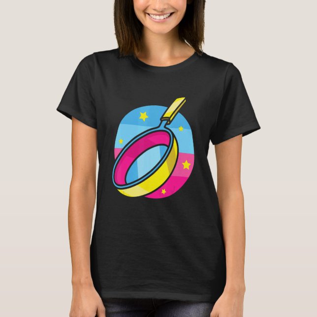 LGBTQ Pride Lesbian Gay Man Pansexual Rainbow T-Shirt (Front)