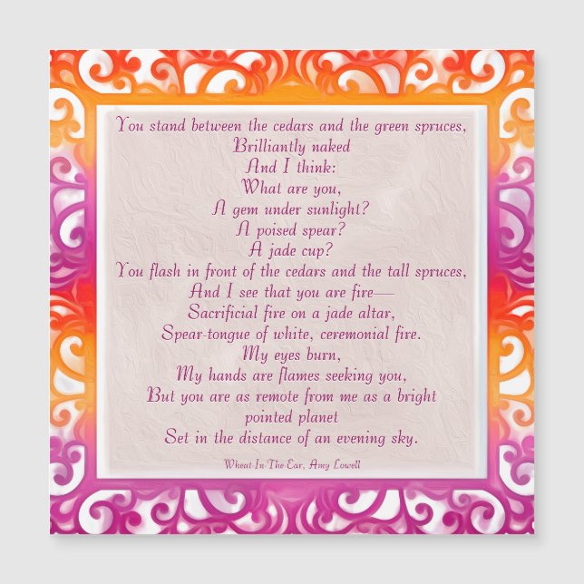 LGBTQ, Pride, Lesbian Poet, Amy Lowell 1874-1925  (Front)