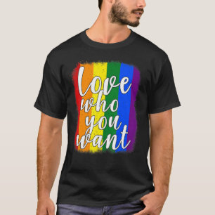 Lgbtq Pride Love Who You Want Essential T-Shirt