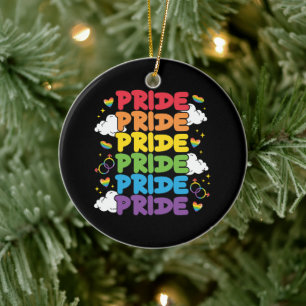 LGBTQ - Pride Month Ceramic Tree Decoration