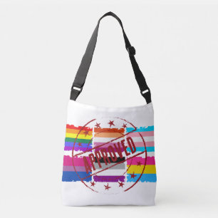 LGBTQ Pride Month Stripes Flags Crossbody Bag