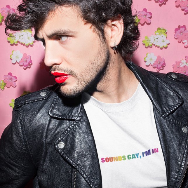 LGBTQ Pride Rainbow Sounds Gay I'm in T-Shirt (Creator Uploaded)