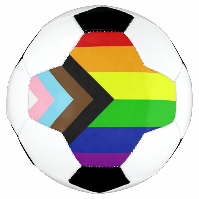 LGBTQ+ Pride Soccer Ball (Front)
