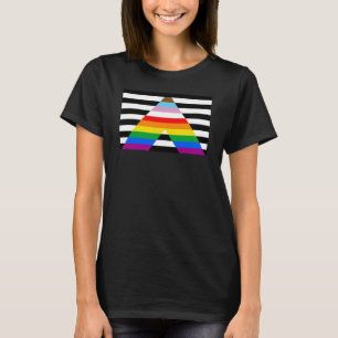 LGBTQ Progress Ally Pride Flag T-Shirt