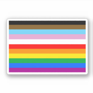 LGBTQ+ Progress Flag Stripes