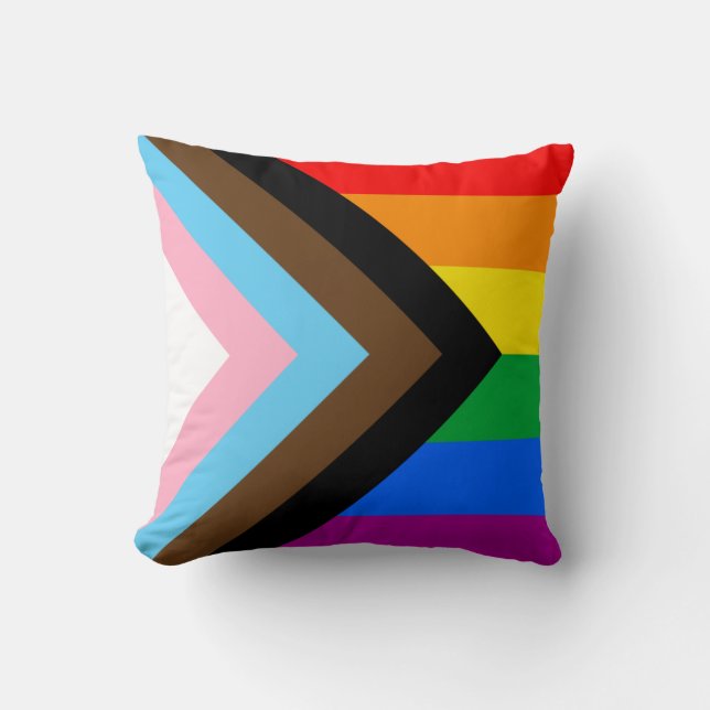 LGBTQ+ Progress Pride Cushion (Front)
