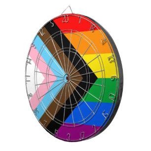 LGBTQ+ Progress Pride Dartboard