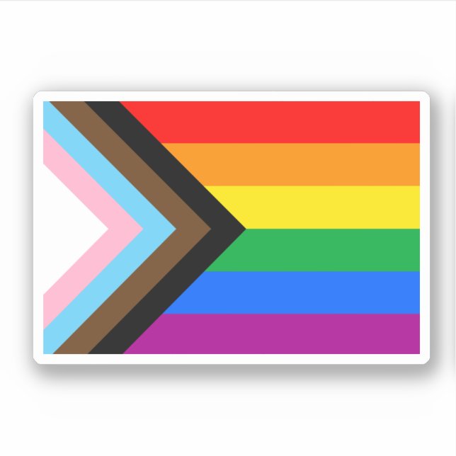 LGBTQ+ Progress Pride Flag (Front)