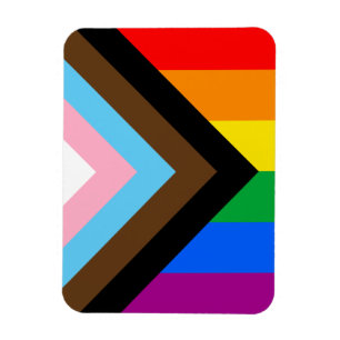 LGBTQ+ Progress Pride Magnet